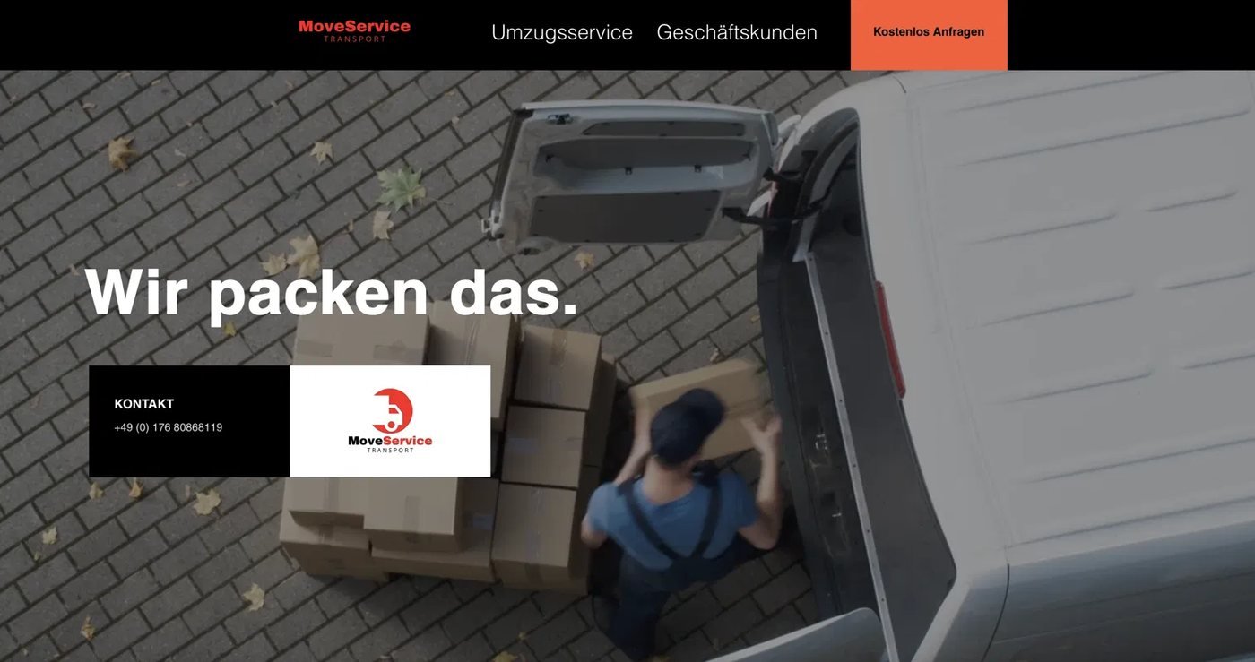 MoveService Startseite